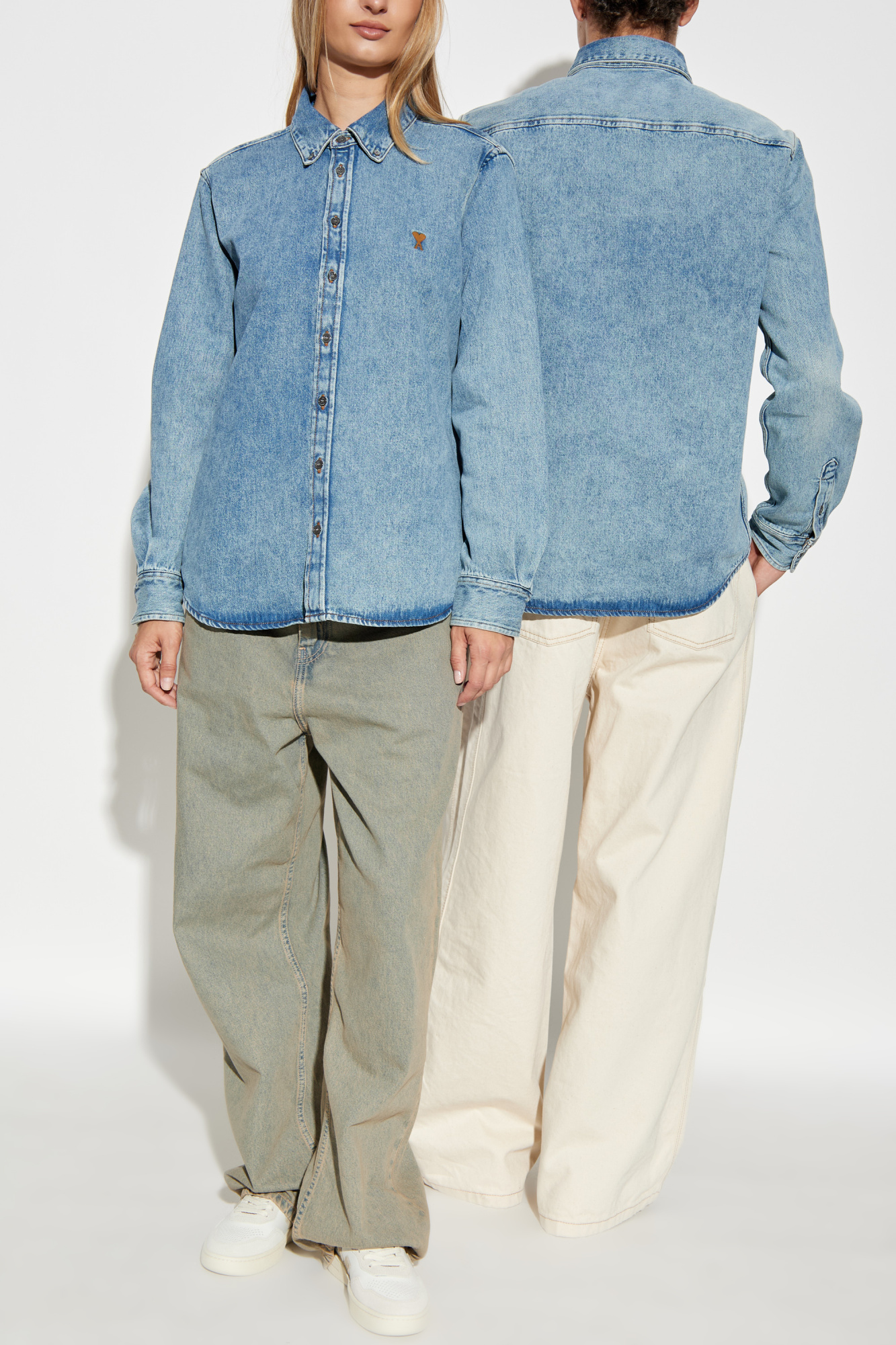 ami alexandre mattiussi シャツ AMI Alexandre Mattiussi(アミアレクサンドルマテュッシ) ロング